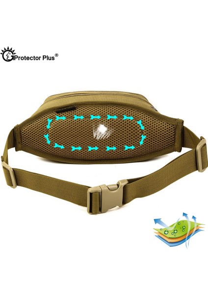 Koruyucu Artı Taktik Erkekler Spor 5.7 Inç Telefon Bel Çantası Askeri Savaş Açık Küçük Crossbody 900D Naylon Koşu Sürme | Tırmanma Çantaları (Yurt Dışından)