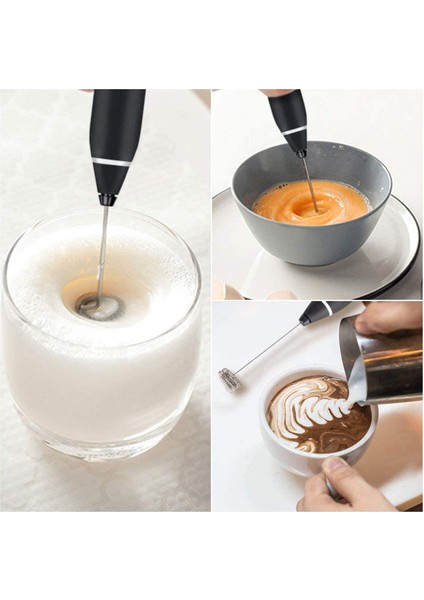 1 Adet Usb Şarj Edilebilir Blender Süt Froother Elektrikli Paslanmaz Çelik El Mini Blender (Yurt Dışından)