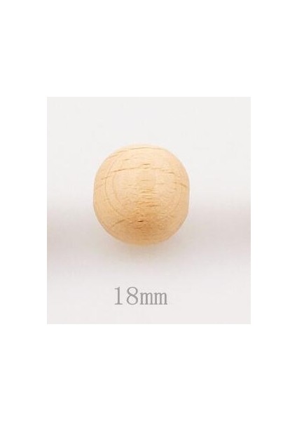 18Mm Chew Kayın Boncuk Bitmemiş Dıy Takı Diş Çıkarma Kolye Aksesuarları Bebek Diş Kaşıyıcı | Bebek Diş Kaşıyıcı (Yurt Dışından)