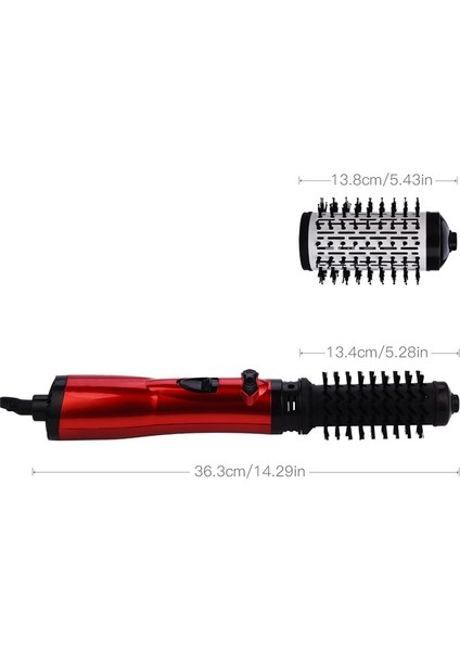 750 W Otomatik Saç Curling Silindir Sıcak Hava Fırçası Profesyonel Oto Dönen Curling Değnek Seramik Saç Bigudi Waver Curls Tarak 44 | Curling Irons (Yurt Dışından)