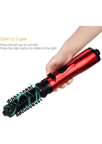 750 W Otomatik Saç Curling Silindir Sıcak Hava Fırçası Profesyonel Oto Dönen Curling Değnek Seramik Saç Bigudi Waver Curls Tarak 44 | Curling Irons (Yurt Dışından)