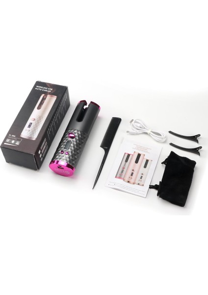 Kablosuz Saç Curling Demir Oto Seramik Usb Akülü Otomatik Saç Bigudi Waver Maşa Plaj Dalgalar Hava Bigudi Styling Araçları | Curling Ütüler (Yurt Dışından) fiyatları