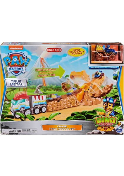 Paw Patrol Dino Rescue, Dino True Metal Oyun Seti