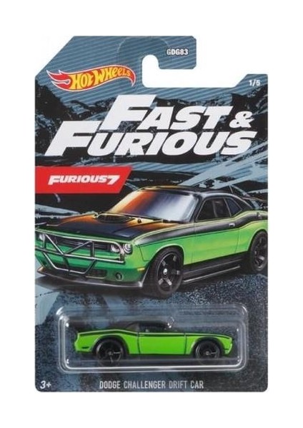 Hot Wheels Fast And Furious Dodge Challenger Drift Car - GYN28-GRP54 fiyatları