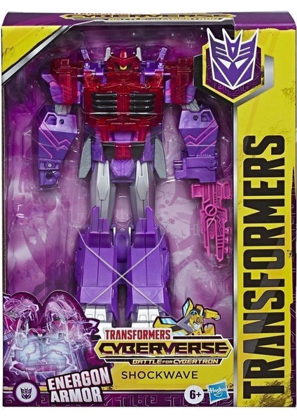 Transformers Cyberverse Dev Figür Shockwave - E1885-E7113