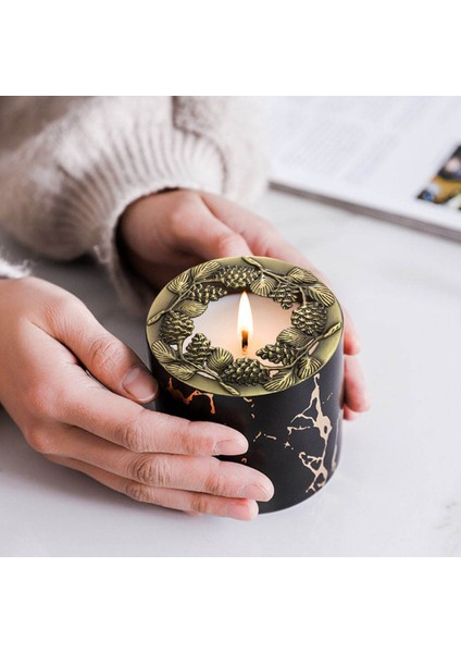Baosity Vintage Stil Mum Kapağı 3.2 '' Topper Hızlandırın Erime Yanık Üstü Gölge Bakır (Yurt Dışından)