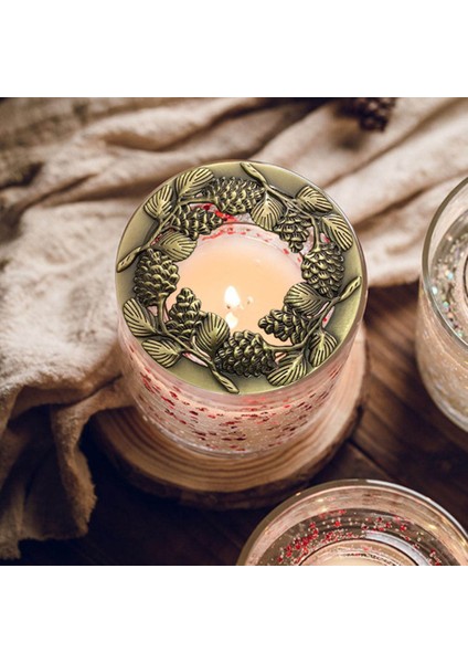 Baosity Vintage Stil Mum Kapağı 3.2 '' Topper Hızlandırın Erime Yanık Üstü Gölge Bakır (Yurt Dışından)