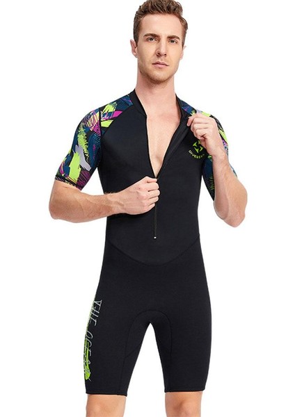 B Baosity Erkekler Wetsuit 1.5mm Tulum Dalış Su Sporları Sörf Xxxl Için Dalış Suit (Yurt Dışından)