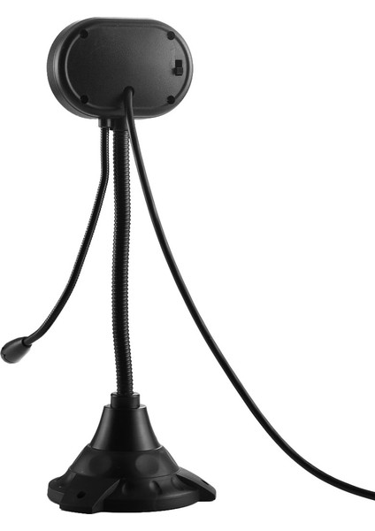 5.0 Mp 2.0 Sürücüsüz USB Mikrofonlu ve Dört Led'li Webcam (Kablo Uzunluğu 1.1m)-Siyah (Yurt Dışından)
