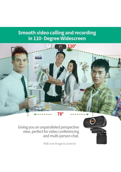 HD-F18 Mikrofonlu 1080P Çok Fonksiyonlu Hd Webcam -Siyah (Yurt Dışından) fırsatları