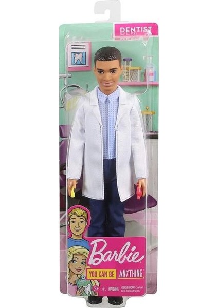 Barbie Ken Kariyer Bebekleri Dişçi - FXP01-GJL66