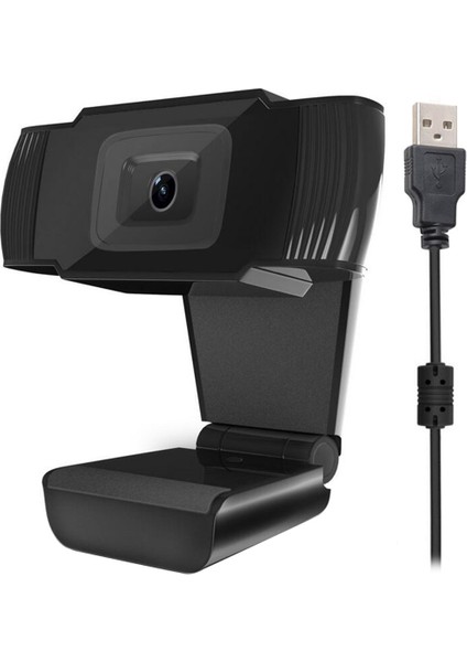 A870 Mikrofonlu Hd USB Webcam -Siyah (Yurt Dışından)