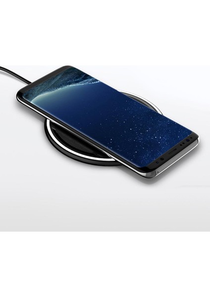 Qi Kablosuz Hızlı Şarj 2A Samsung S8 S8 + S9 Için iPhone x iPhone 8 Uyumlu Siyah modelleri