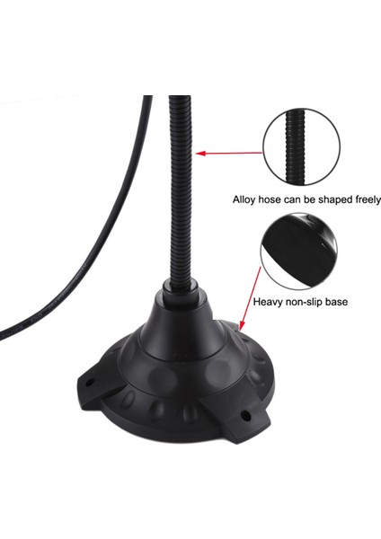 4.0 Mp 2.0 Sürücüsüz USB Mikrofonlu Webcam -Siyah (Yurt Dışından)