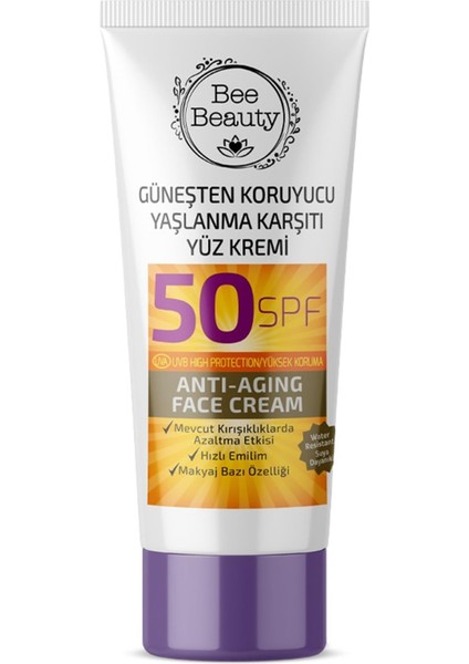 Koruyucu Yüz Kremi 50 Spf 50 ml Vücut Güneş Kremi