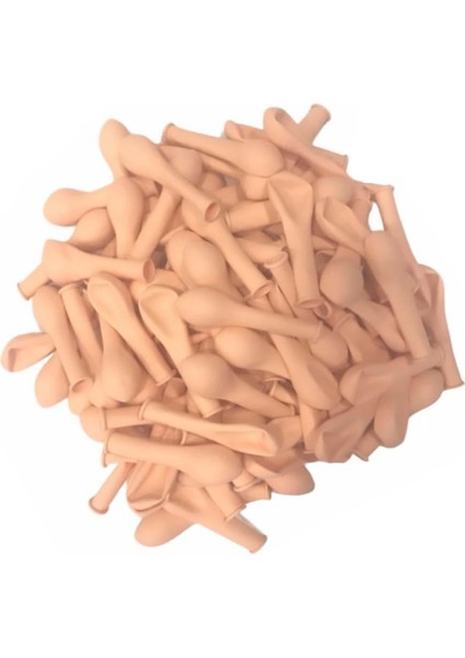 5 Inç Makaron Somon Mini Balon 10 Adet