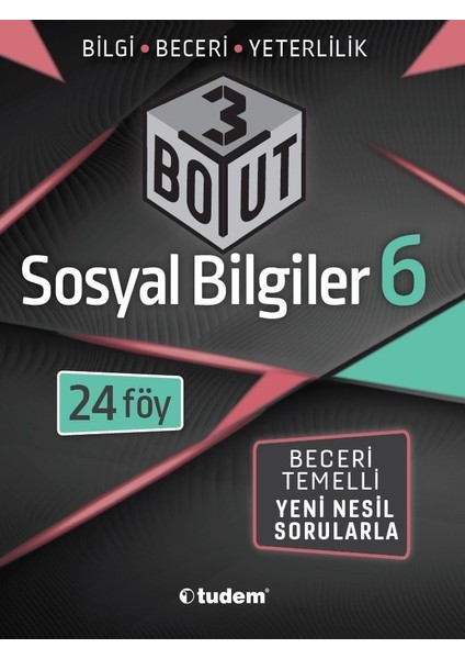 Tudem Yayınları 6. Sınıf Sosyal Bilgiler 3 Boyut 24 Föy