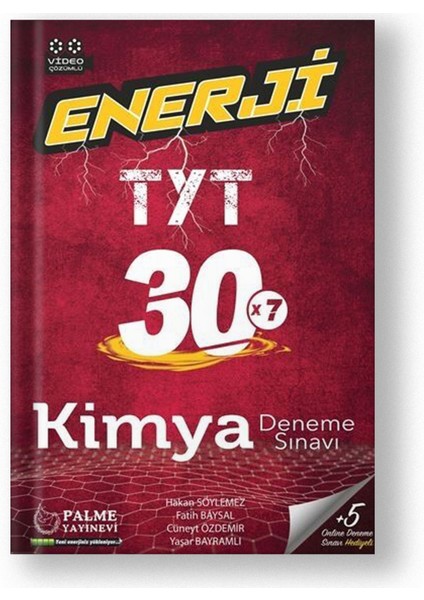 Enerji TYT Kimya 30 Deneme Yeni