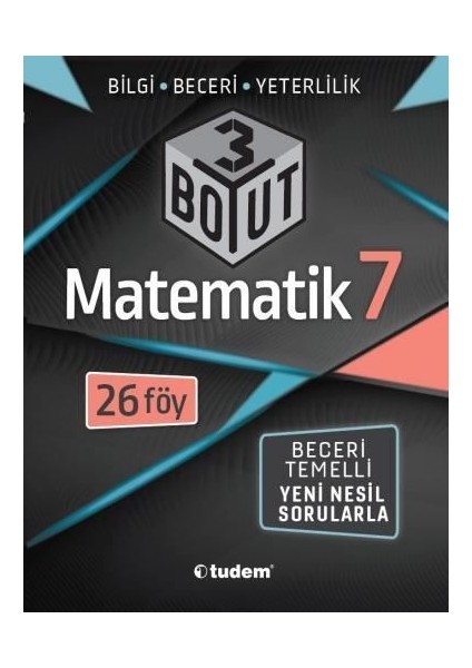 Tudem Yayınları 7. Sınıf Matematik 3 Boyut 26 Föy