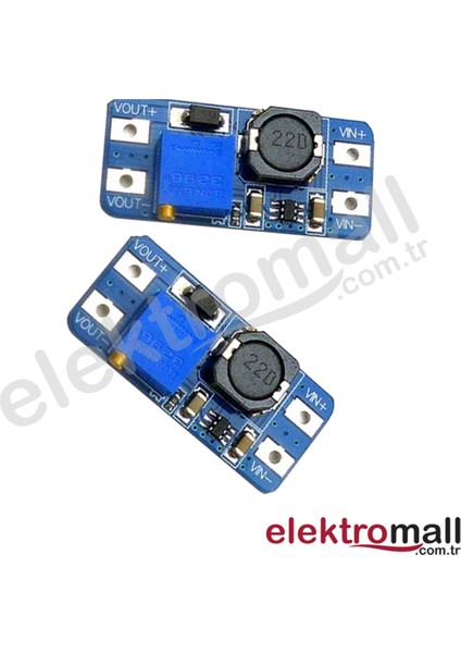 MT3608 2A Ayarlanabilir Dc/dc Voltaj Regülatörü (Voltaj Yükseltici)