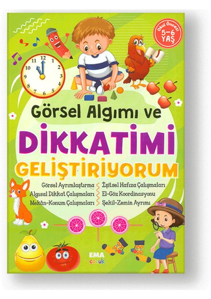 Ema Çocuk Görsel Algımı ve Dikkatimi Geliştiriyorum