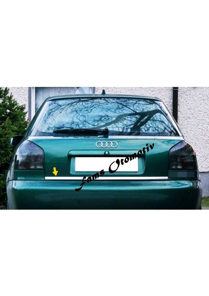 Audi A3 Krom Bagaj Alt Çıtası 1998-2003 Paslanmaz Çelik (8l)