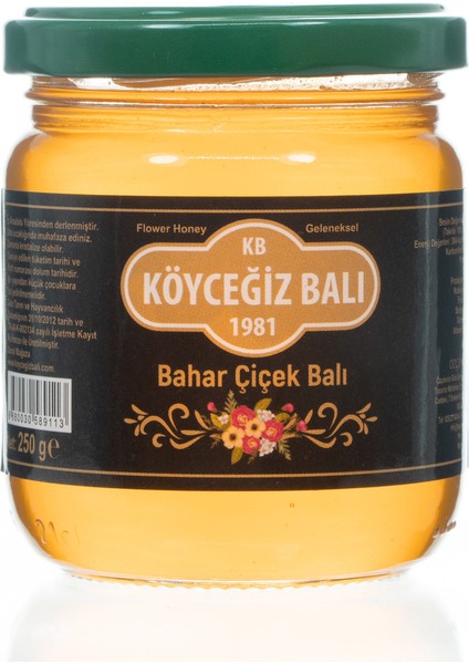 Köyceğiz Balı Bahar Çiçek Balı 250 G Cam Kavanoz