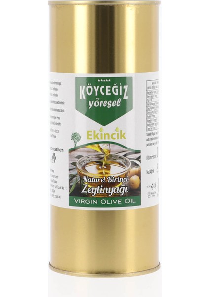 Naturel Birinci Zeytinyağı 1 Lt Teneke