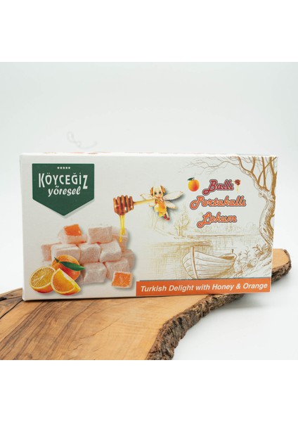 Köyceğiz Yöresel Ballı Portakallı Lokum 500 G