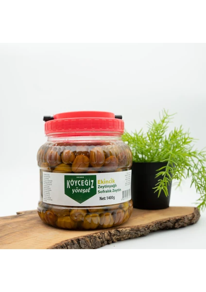 Köyceğiz Yöresel Ekincik Sofralık Zeytin 1400 G