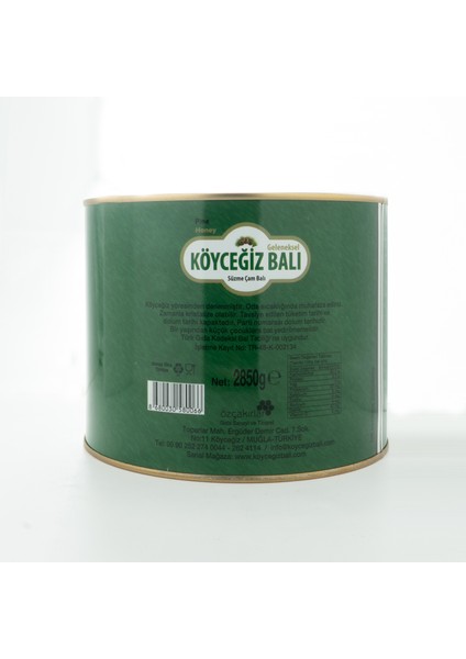 Köyceğiz Balı Çam Balı 2850 G Teneke