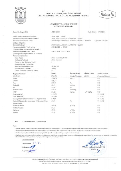 Köyceğiz Balı Özel Seçim Çiçek Balı 850 G Cam Kavanoz