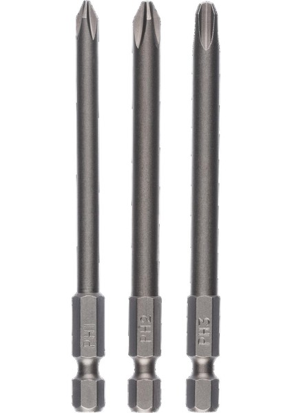 Yıldız Vidalama Ucu Seti Ph1/2/3x89 Mm 3'Lü 2609255966 Bosch