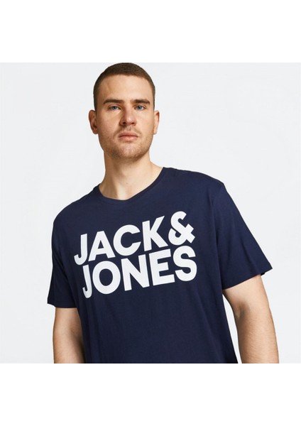 12158505 Kalın Yazı 0 Yaka Kısa Kol Tshirt Lacivert fiyatları