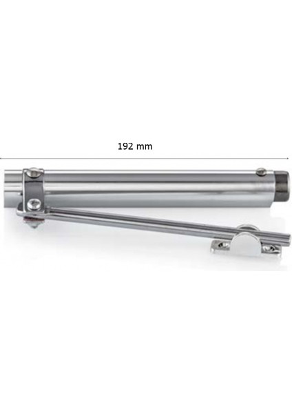 Canex Otomatik Kapı Itme Yayı Kapı Kapatıcı 192 mm Inox