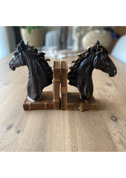 At Kafası Büst Kitap Tutucu fiyatları