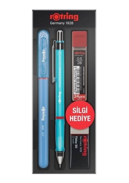 Visuclick Mavi Jel Okul Seti 0.5mm