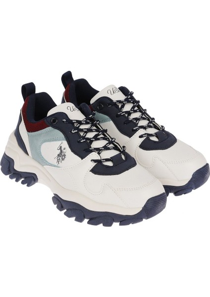 Tracky Kadın Gunluk Renklı Spor Ayakkabı Beyaz Lacivert fiyatları
