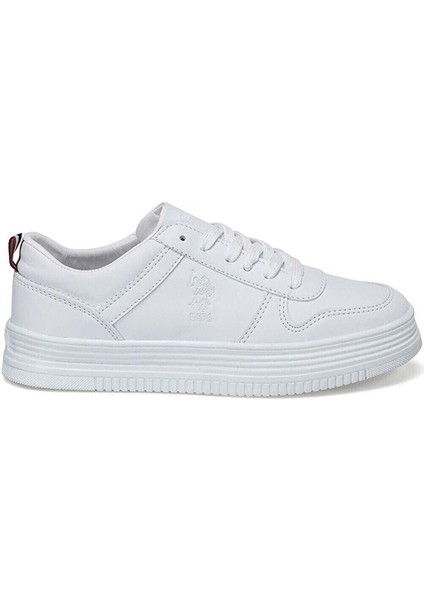 Surı 100371036 Kalın Tabanlı Bağcıklı Kadın Ayakkab Beyaz fiyatları