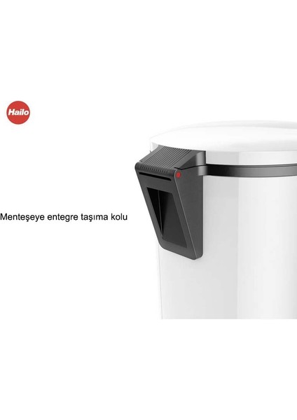 0517-010 Çöp Kovası Pure M Inox 12 Lt