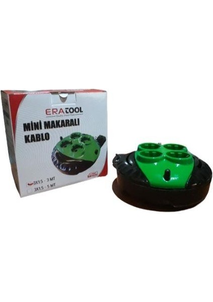 Mini Makaralı Kablo 3x1,5 (5 Metre)