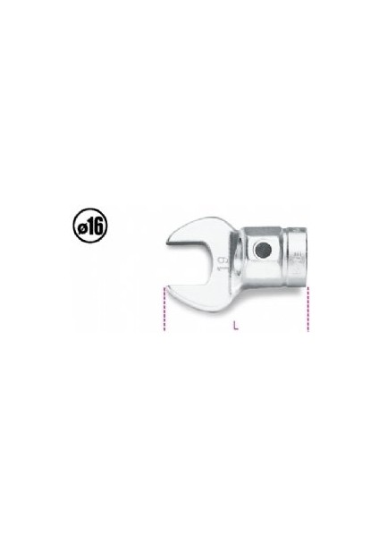 642 21 Tork Anahtarı Soketi Açık Ağız 21 mm