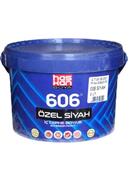 606 Plastik Özel Mat Siyah 20/1