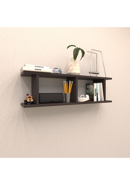 Grey Duvar Rafı Wenge ( Mat )