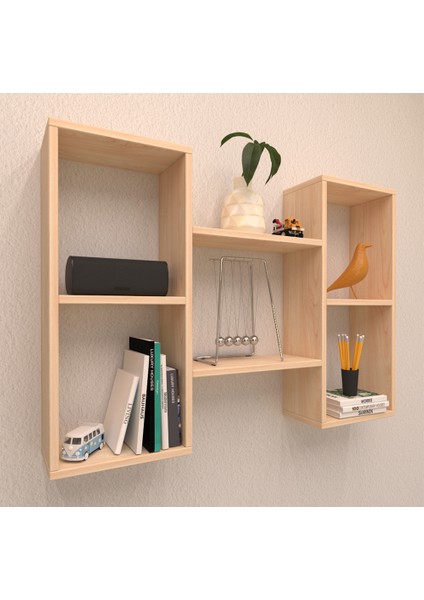 Kule Duvar Rafı Akçaağaç ( Mat )