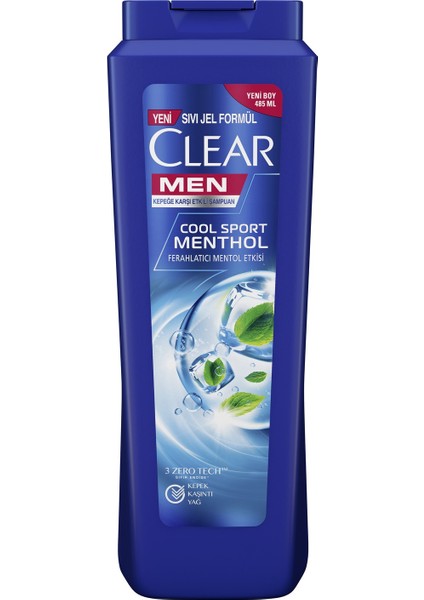 Men Erkek Şampuan Cool Sport Menthol Kepeğe Karşı Etkili 485 ml x 2 Adet modelleri