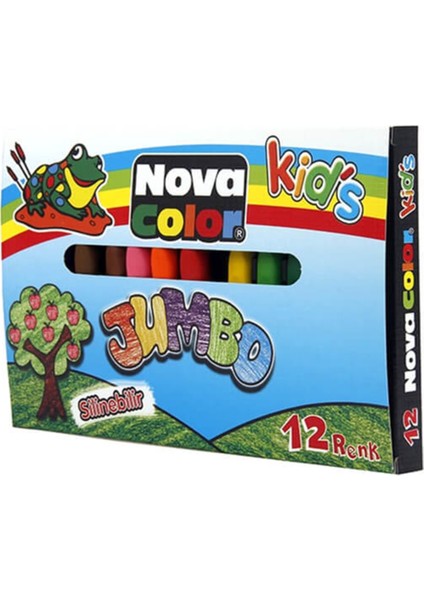 Mum Boya Nova Color 12'li Jumbo NC-2124