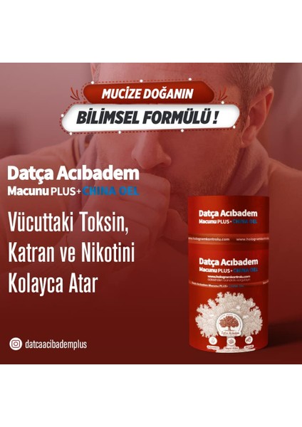 Bilge İlaç Datça Acıbadem Macunu Plus & Çin Yağlı