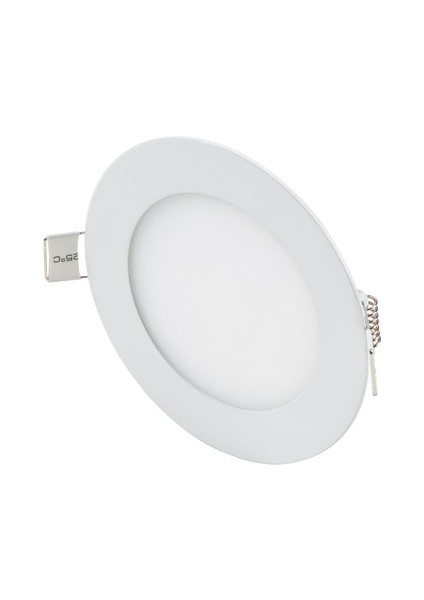 Erkled Sıva Altı 6W Yuvarlak Panel LED Beyaz