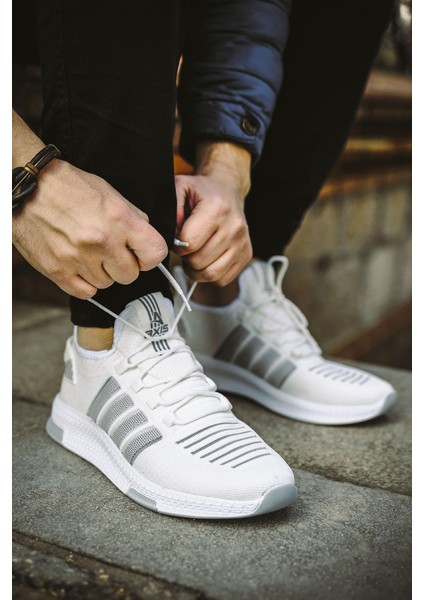 Ald Şerit Detaylı Kalın Taban Erkek Sneaker